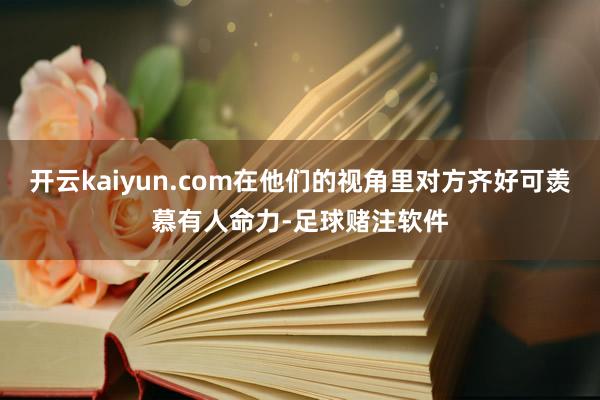 开云kaiyun.com在他们的视角里对方齐好可羡慕有人命力-足球赌注软件