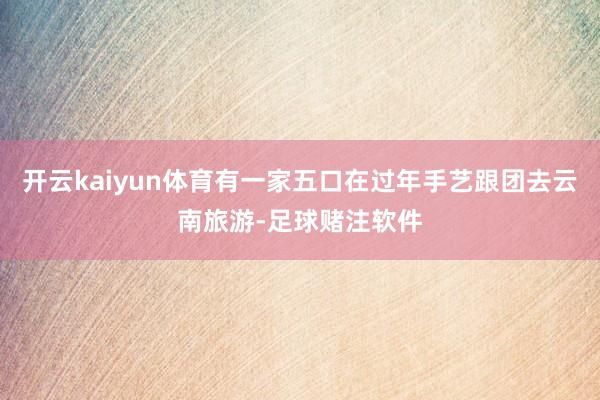 开云kaiyun体育有一家五口在过年手艺跟团去云南旅游-足球赌注软件