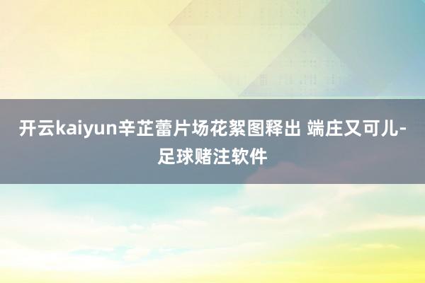 开云kaiyun辛芷蕾片场花絮图释出 端庄又可儿-足球赌注软件