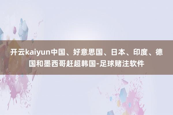 开云kaiyun中国、好意思国、日本、印度、德国和墨西哥赶超韩国-足球赌注软件