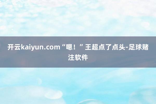 开云kaiyun.com“嗯！”王超点了点头-足球赌注软件