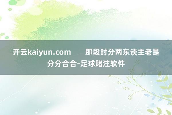 开云kaiyun.com       那段时分两东谈主老是分分合合-足球赌注软件