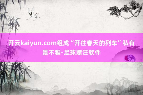 开云kaiyun.com组成“开往春天的列车”私有景不雅-足球赌注软件