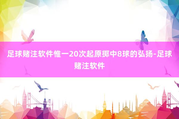 足球赌注软件惟一20次起原掷中8球的弘扬-足球赌注软件