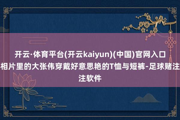 开云·体育平台(开云kaiyun)(中国)官网入口登录相片里的大张伟穿戴好意思艳的T恤与短裤-足球赌注软件