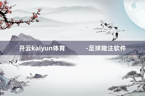 开云kaiyun体育            -足球赌注软件