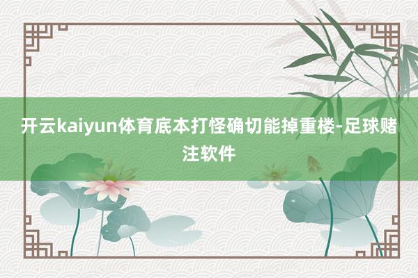 开云kaiyun体育底本打怪确切能掉重楼-足球赌注软件