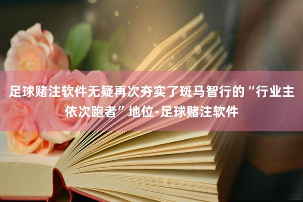 足球赌注软件无疑再次夯实了斑马智行的“行业主依次跑者”地位-足球赌注软件
