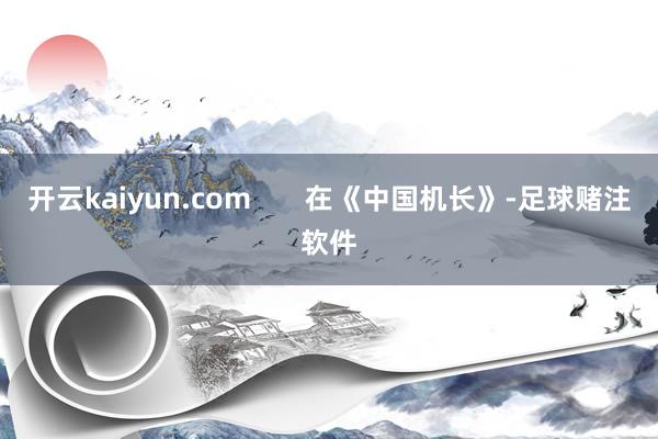 开云kaiyun.com       在《中国机长》-足球赌注软件