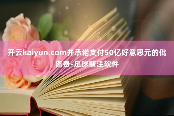 开云kaiyun.com并承诺支付50亿好意思元的仳离费-足球赌注软件