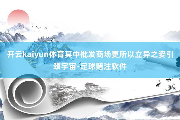 开云kaiyun体育其中批发商场更所以立异之姿引颈宇宙-足球赌注软件