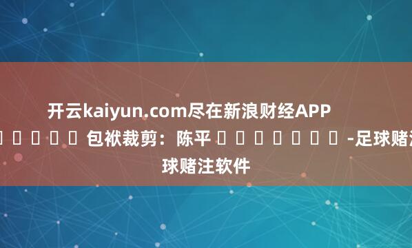 开云kaiyun.com尽在新浪财经APP 包袱裁剪:陈平 -足球赌注软件